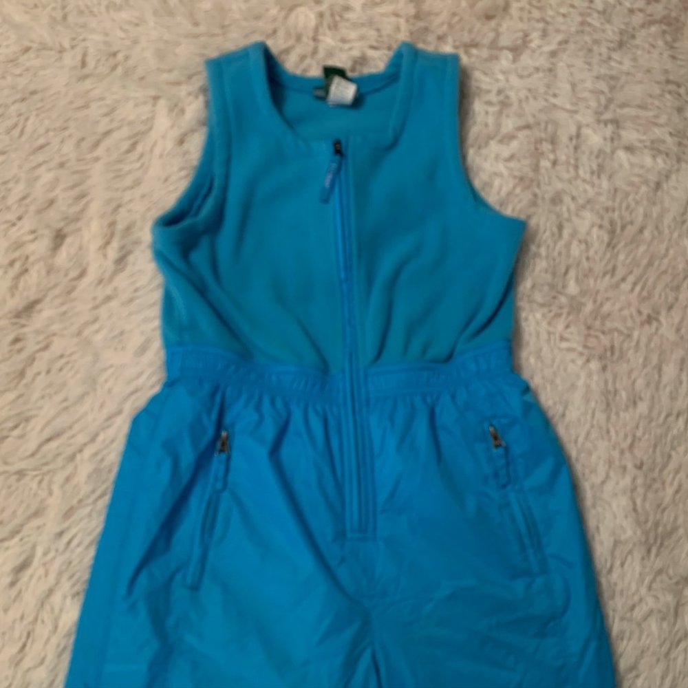 LL Bean girls snow pants / bibs size 12